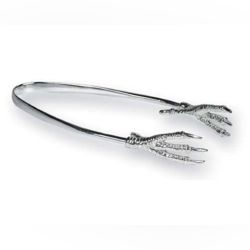 Michael Aram Silver Claw tongs